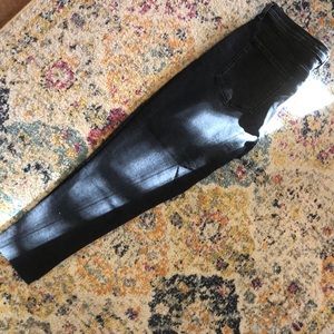 Banana Republic high rise skinny black jeans